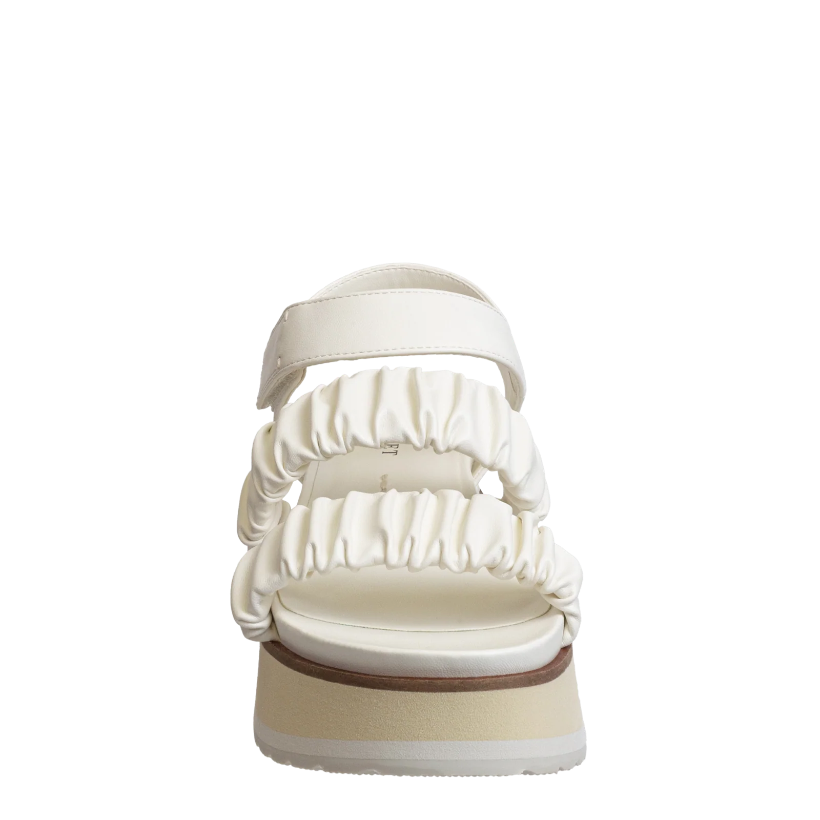 NAKED FEET - SENSOR in CHAMOIS Platform Sandals - Image 4