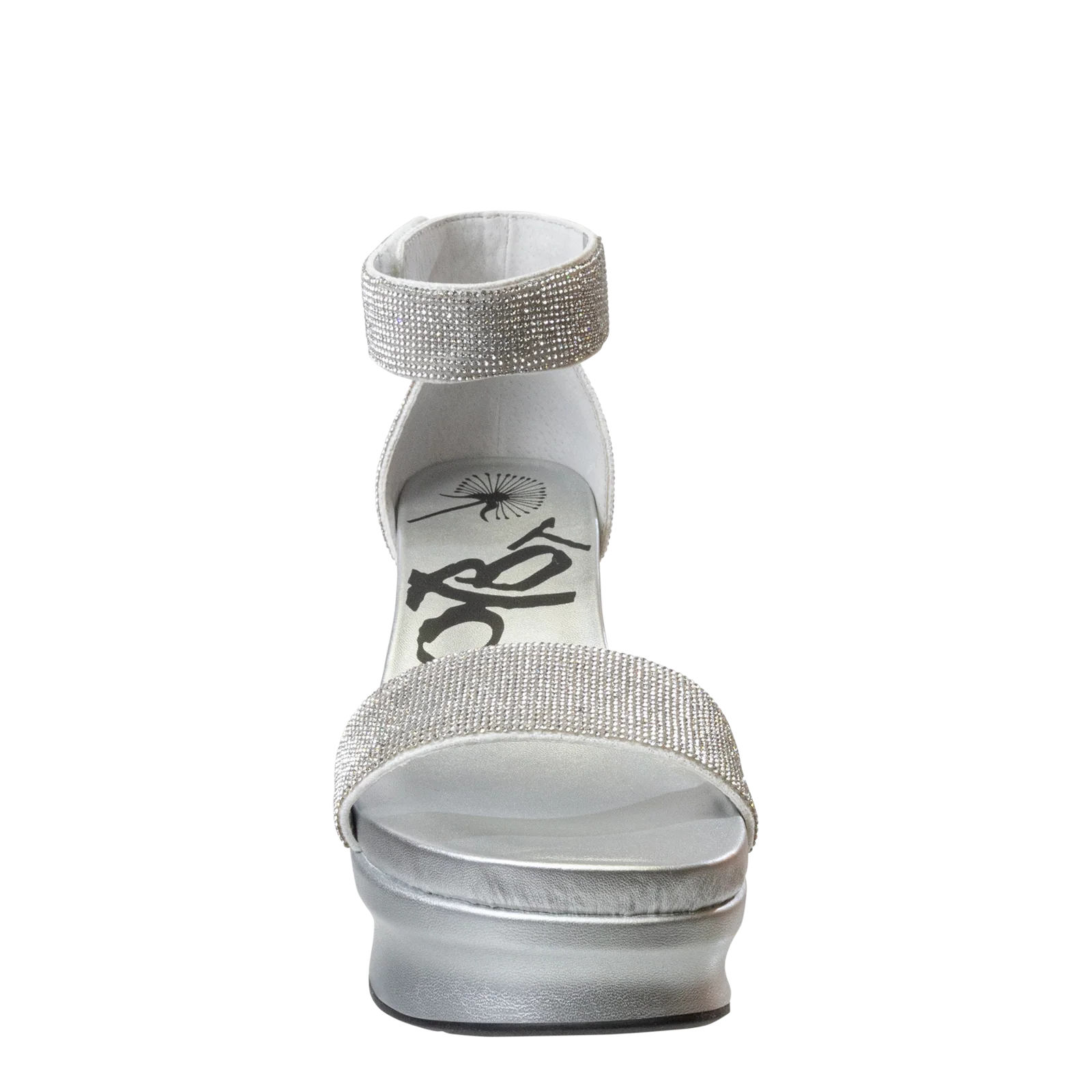 OTBT - STATUS in SILVER Wedge Sandals - Image 4