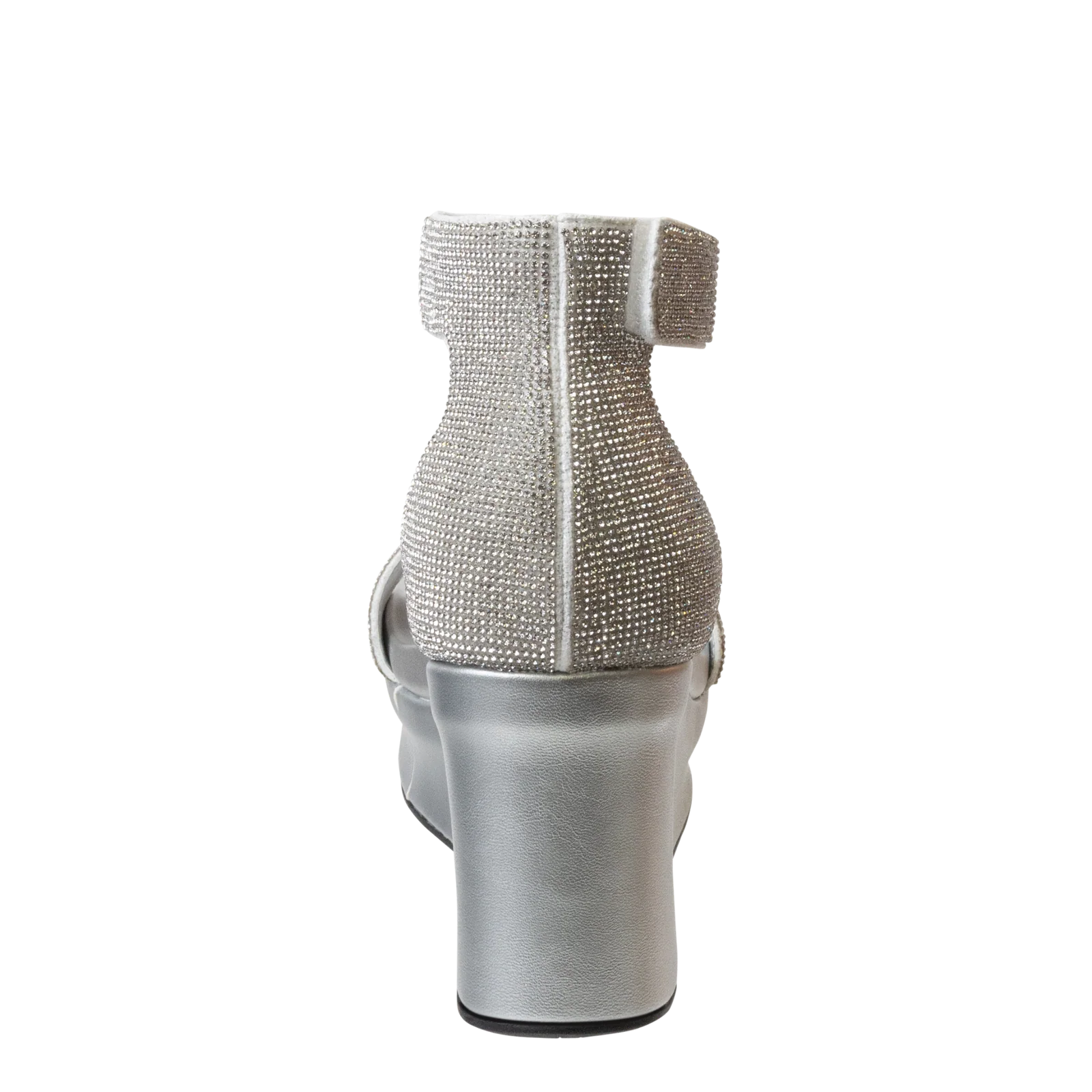 OTBT - STATUS in SILVER Wedge Sandals - Image 5