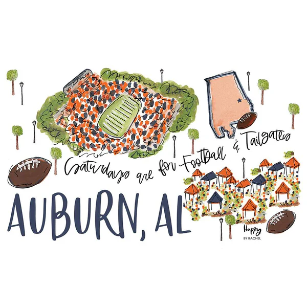 Saturdays in Auburn Mega Mug - Image 3